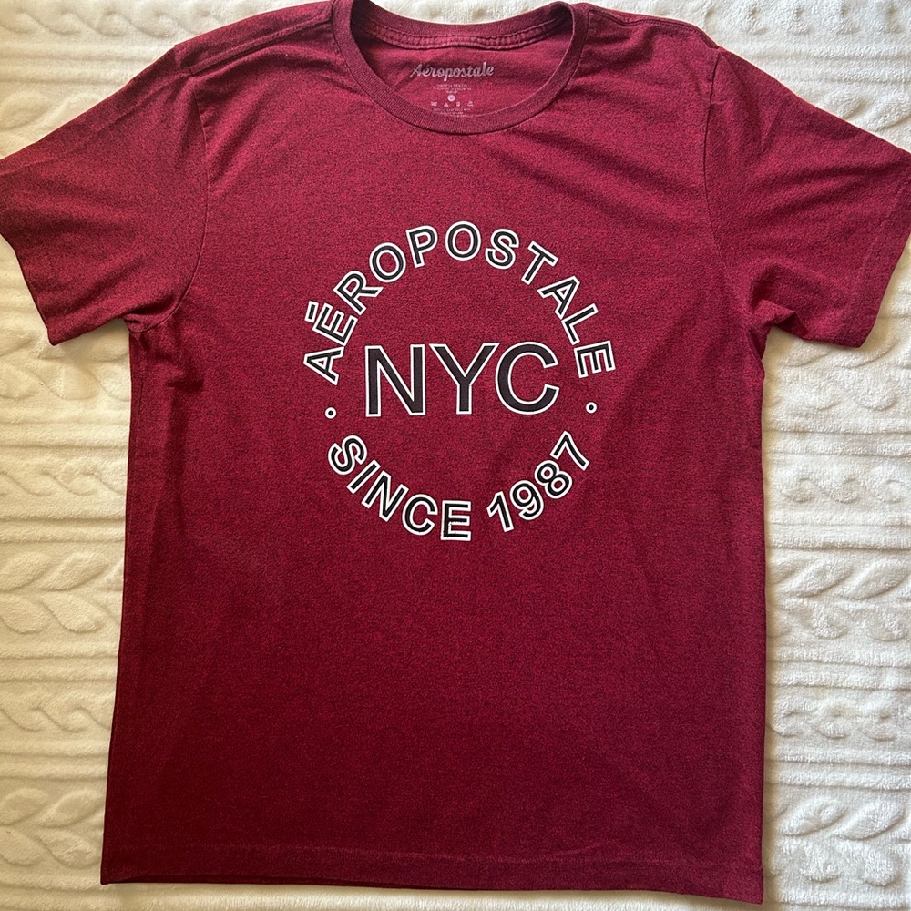 Red casual T-shirt from Aeropostale
